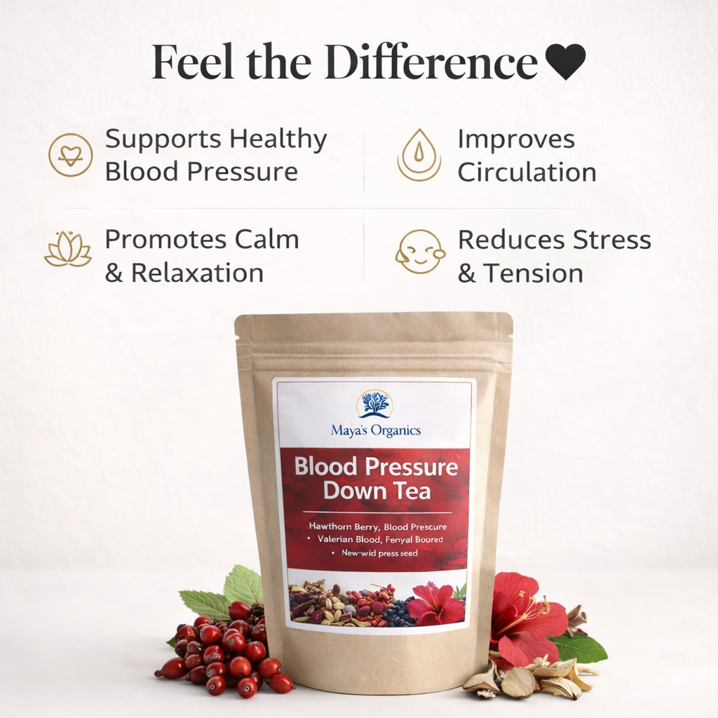 Bp Tea Blood Pressure Down Tea – Herbal Detox for Healthy Heart – Seamoss depot