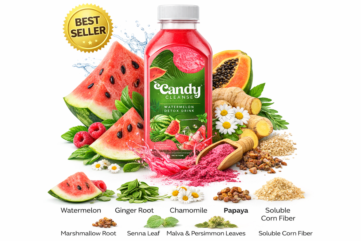 14 Day Candy Cleanse Belly Reset | Bloating Relief Detox – Seamoss depot