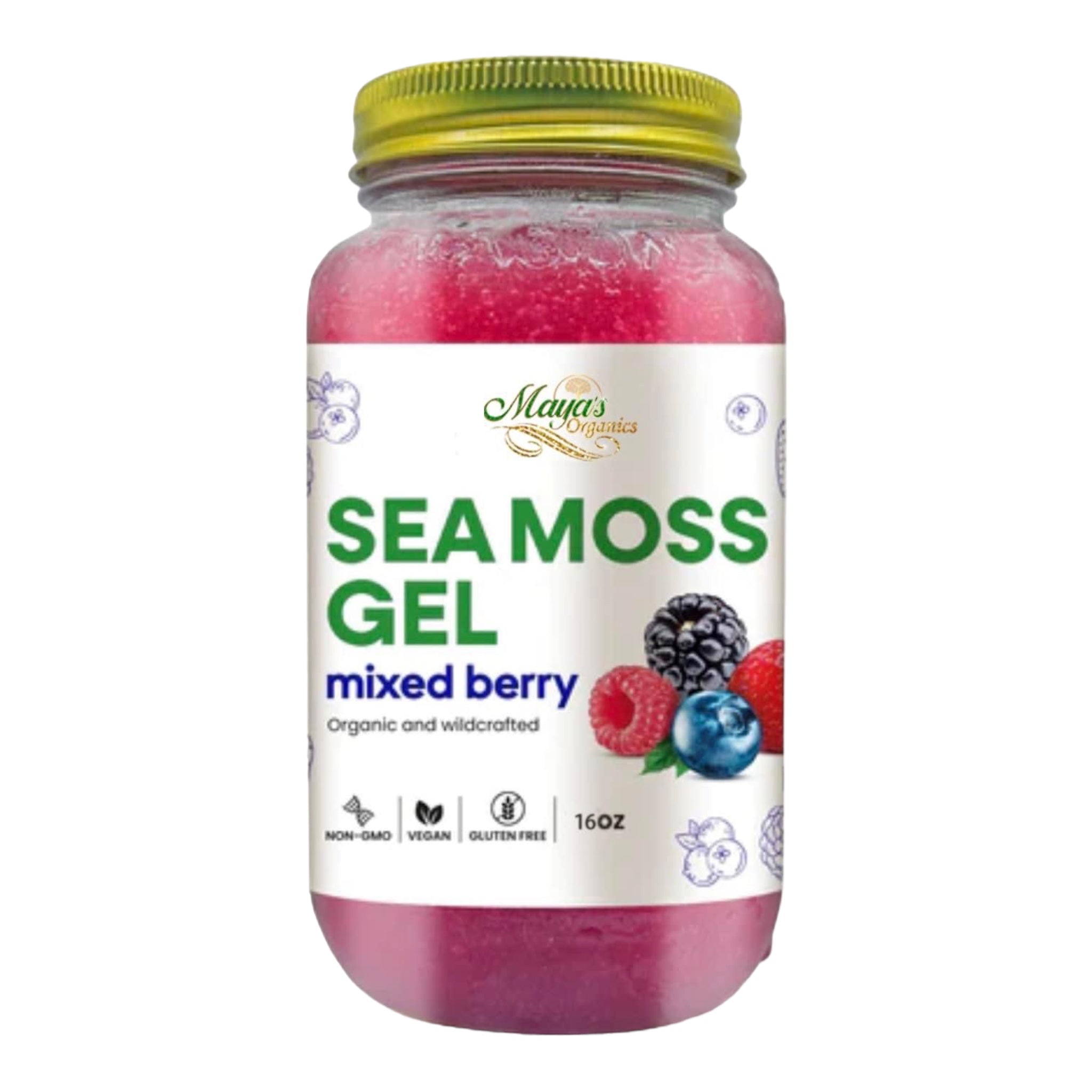Mixed Berry Sea Moss Gel | Natural Immunity Boost & Energy Support ...