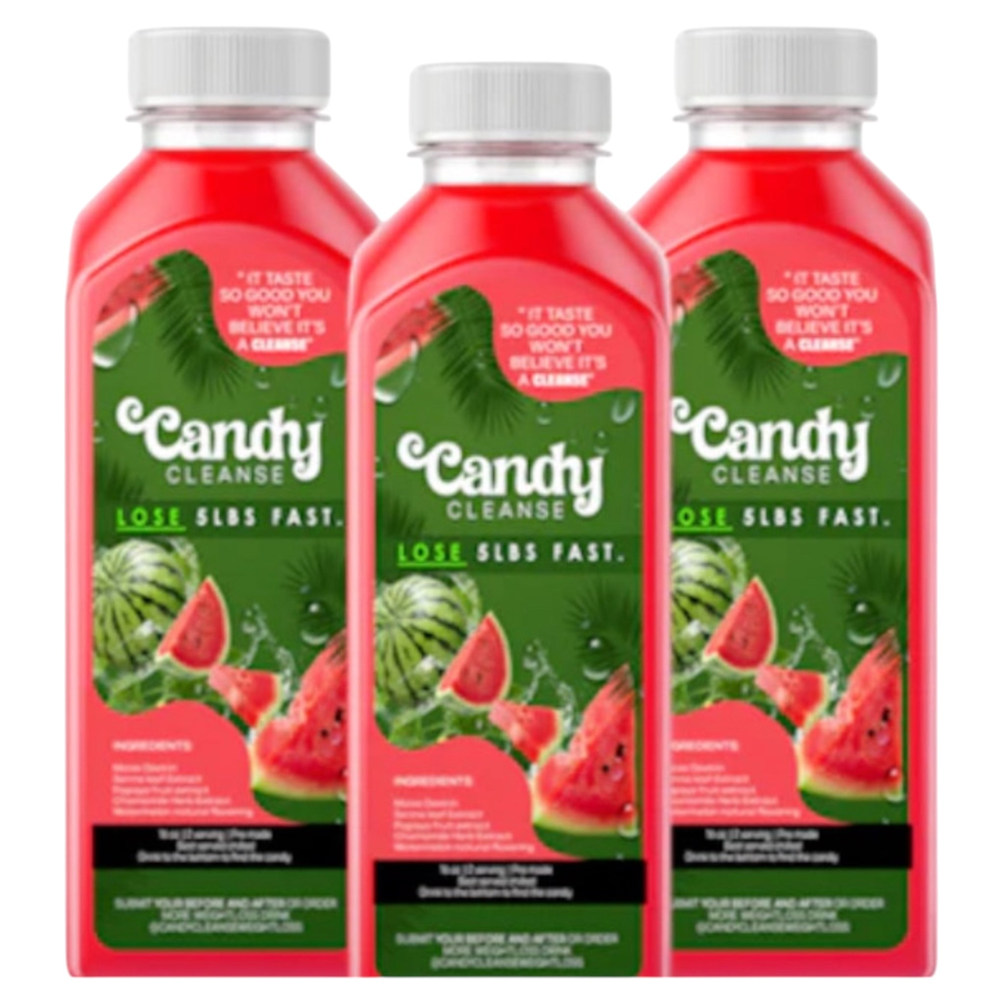 Candy Cleanse Watermelon 6-Day Detox Drink | All-Natural Pre-Made Clea ...